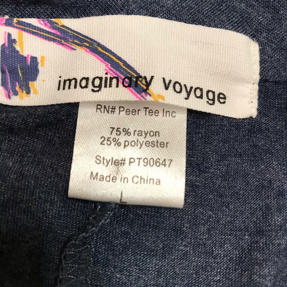 Imaginary voyage women's cardigan short sleeves - Picture 3 of 3